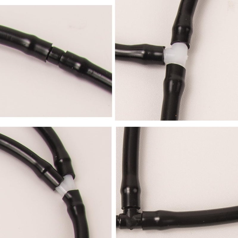 awave bloom Windshield Washer Hose Kit,includes 4 Meter Washer Fluid Hose and 12 Pcs Hose Connectors for Car Windshield Washer Nozzle Installation,10 Pcs Car windshield washer fluid Tablets - Image 5